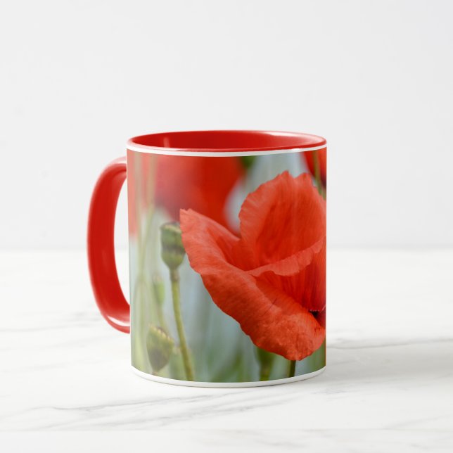 Taza Rote Mohnblumen (Anverso izquierdo)