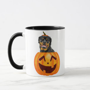 Taza Rottweiler Halloween Coffee Mug