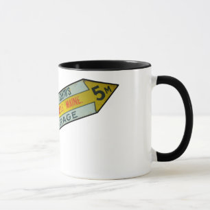 Taza Rótulo automotriz de época #3 Mug