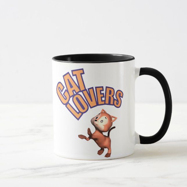 Taza Rótulo Cat Aovers (Derecha)