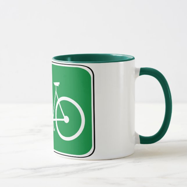 Taza Rótulo de la bici del vintage (Derecha)