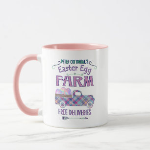 Taza Rótulo de repostería de hueso de pascua