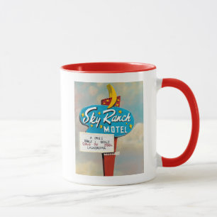 Taza Rótulo de Sky Ranch Motel