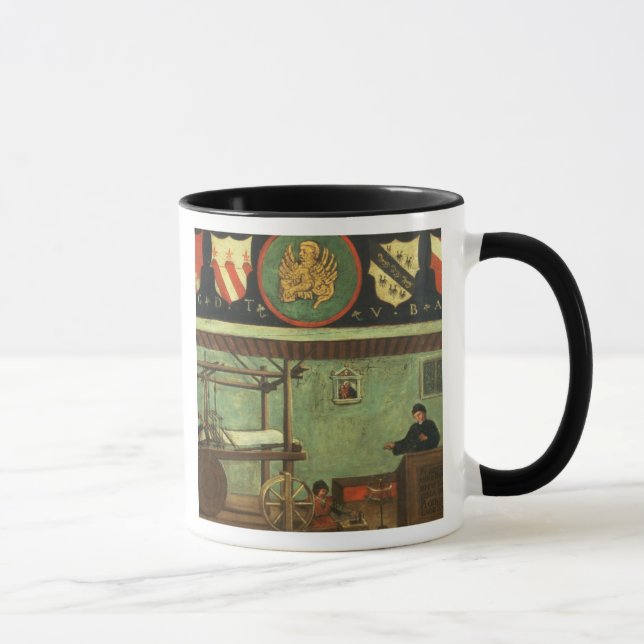 Taza Rótulo del gremio de los tejedores venecianos (el (Derecha)