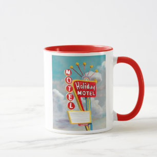 Taza Rótulo del Holiday Motel