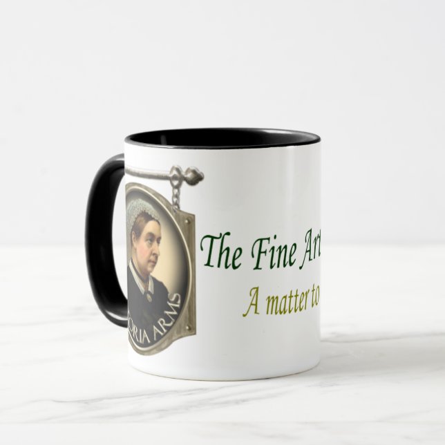 Taza Rótulo del Pub de los brazos de Victoria (Anverso izquierdo)