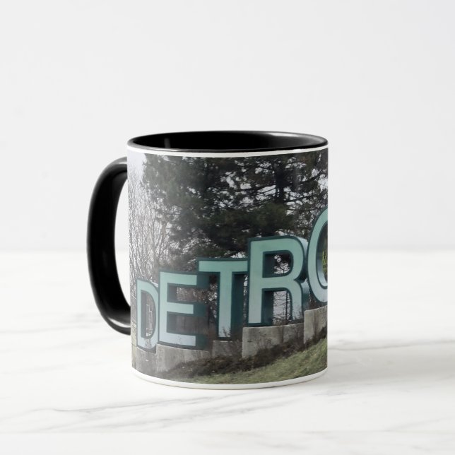 Taza Rótulo Detroit (Anverso izquierdo)