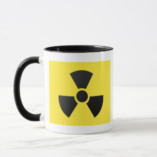 Taza Rótulo radiactivo