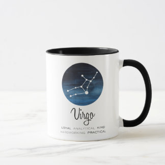 Taza Rótulo Virgo, Constelación, Café Zodiaco