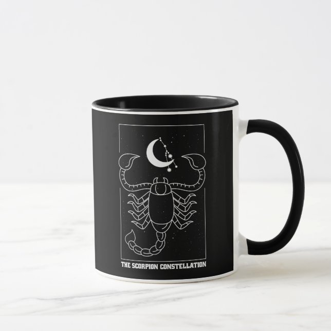 Taza Rótulo ZODIAC SCORPIO CONSTELLLATION (Derecha)