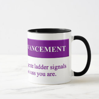 Taza Rótulos del adelanto del empleado