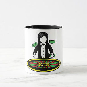 Taza Roulette Dealer Mug