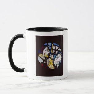 Taza Roundel del profeta Jeremiah, siglo XV