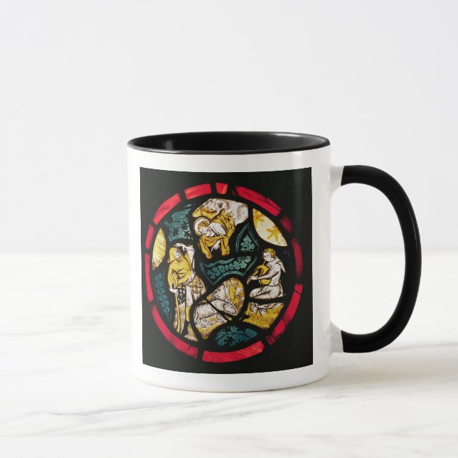 Taza Roundel que representa el anuncio a los pastores (Derecha)