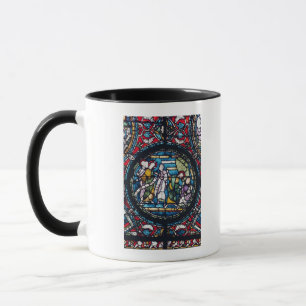 Taza Roundel que representa la parábola de la higuera