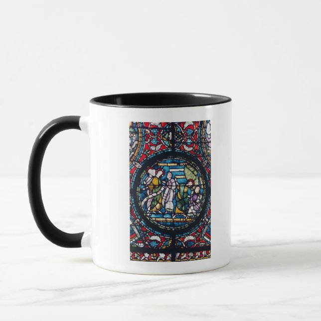 Taza Roundel que representa la parábola de la higuera (Izquierda)