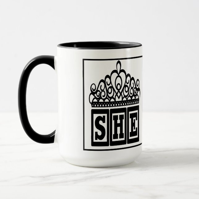 Taza Royal Brew: Su Majestad y Su Majestad (Izquierda)