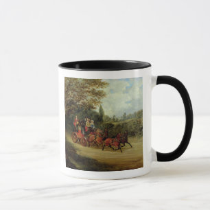 Taza Royal Mail entrena con los pasajeros (aceite en