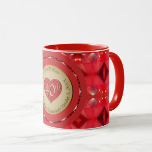 Taza Ruby, 40 años