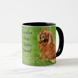 Taza Ruby Cavalier King Charles Spaniel Dog Mug