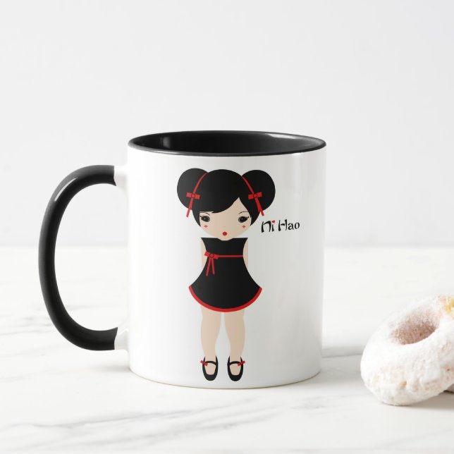 Taza Ruby Rui Ni Hao Mug (Con donut)