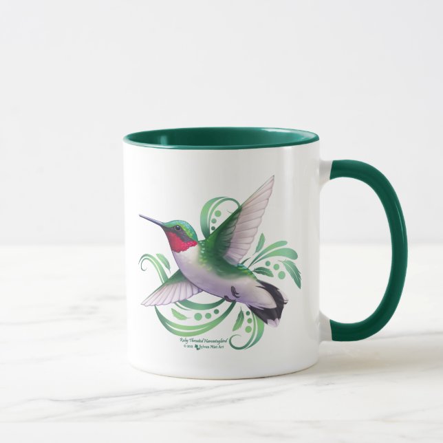 Taza Ruby Throed Hummingbird (Derecha)