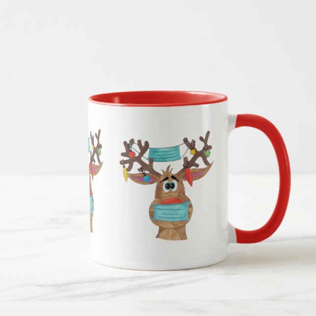 Taza Rudolph el tazón de reno enmascarado (Derecha)