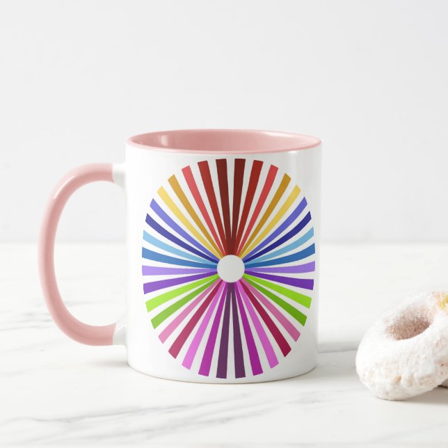 Taza Rueda arcoiris (Con donut)