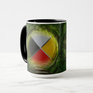 Taza Rueda de medicina forestal Gran Mug Combo