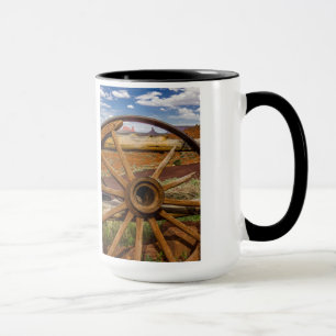 Taza Rueda de vagón de cerca, Arizona