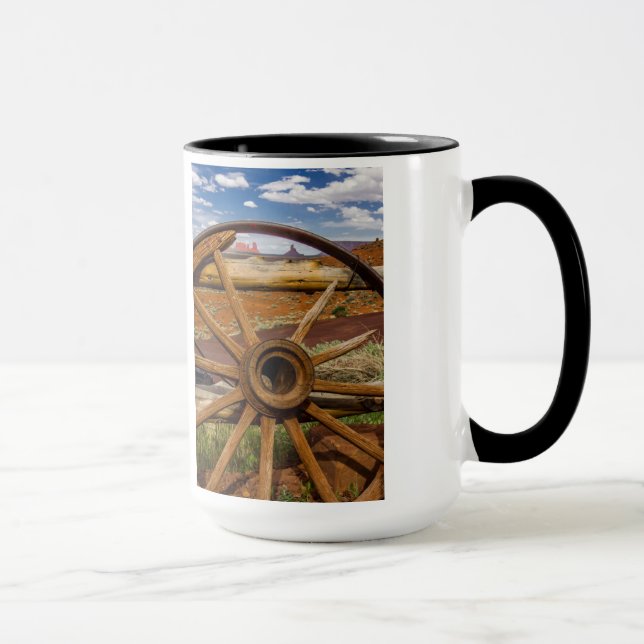 Taza Rueda de vagón de cerca, Arizona (Derecha)