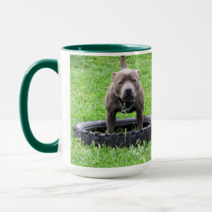 Taza Ruff Y Ready: Listo Para Jugar El Tiro De La Guerr