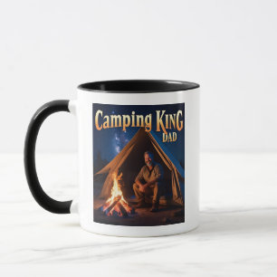 Taza Rugged Camping King Dad