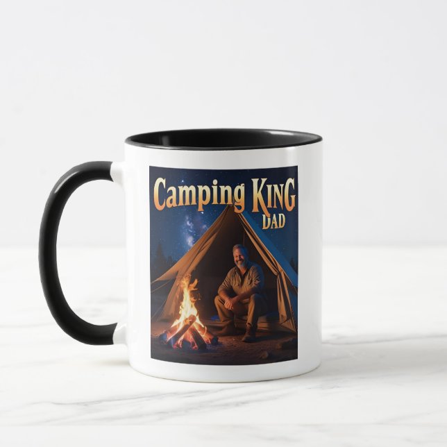 Taza Rugged Camping King Dad (Izquierda)