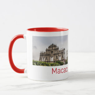 Taza Ruina de Macao de la Iglesia de San Pablo, recuerd