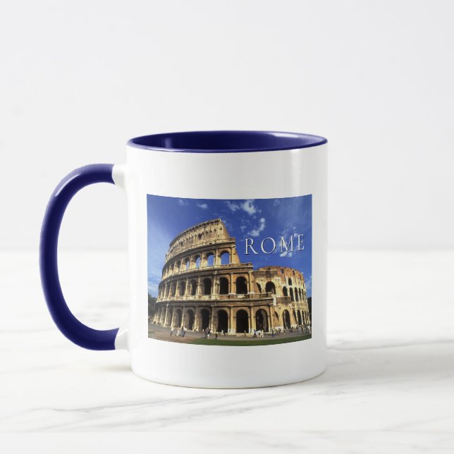 Taza Ruinas famosas del Coliseo | Roma Italia (Izquierda)
