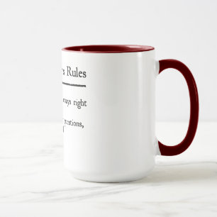 Taza Rules de capitán