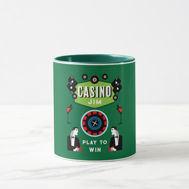 Taza Ruleta de póquer de juegos de casino (Centro)