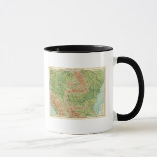 Taza Rumania y estados adyacentes