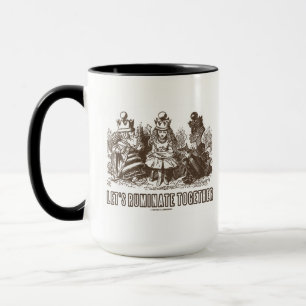 Taza Ruminemos juntos (Alice Red White Queens)