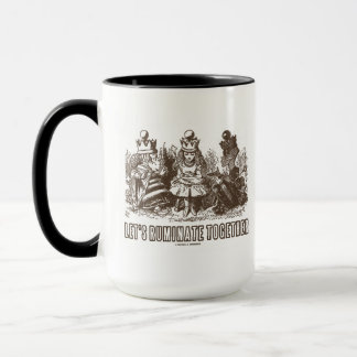 Taza Ruminemos juntos (Reinas blancas rojas de Alicia)