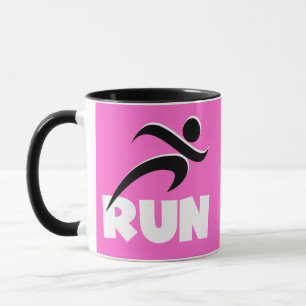 Taza RUN White