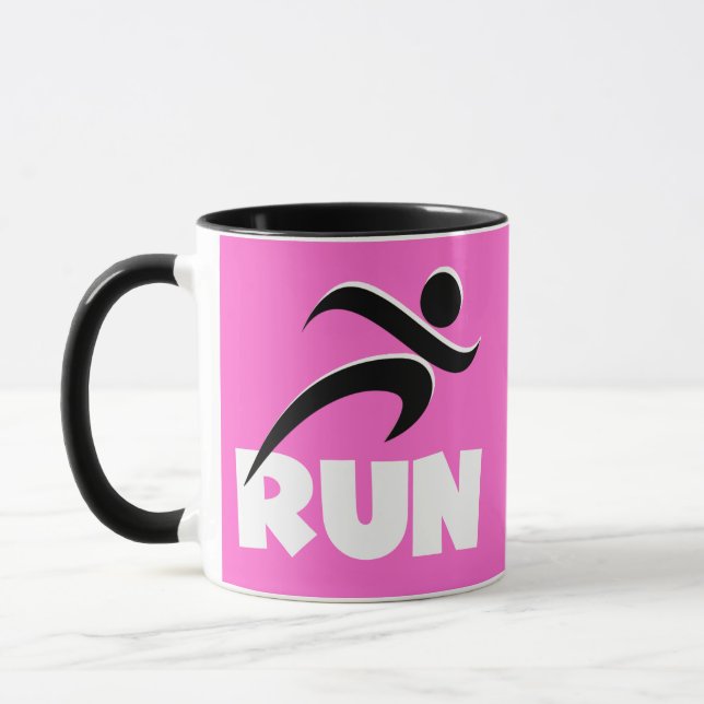 Taza RUN White (Izquierda)