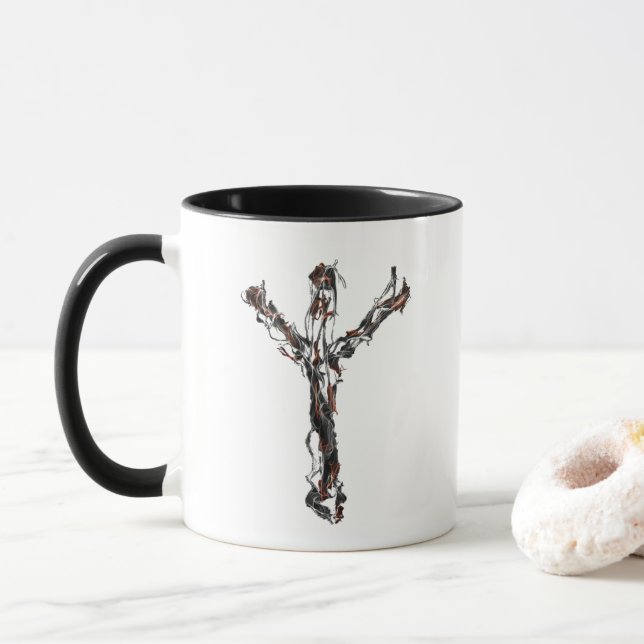 TAZA * RUNA - ALGIZ * (Con donut)
