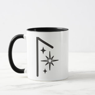 Taza *~*RUNE VIGILANDO EL LAGUZ Nórdico AP87
