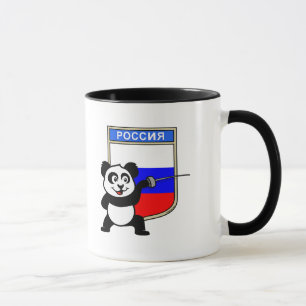 Taza Rusia cercando al Panda