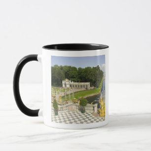 Taza Rusia. Petrodvorets. Palacio Peterhof. Pedro el
