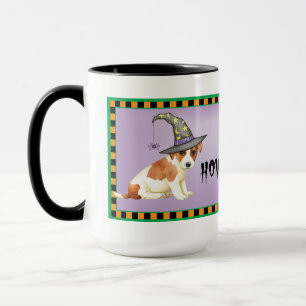 Taza Russell Terrier Witch Mug