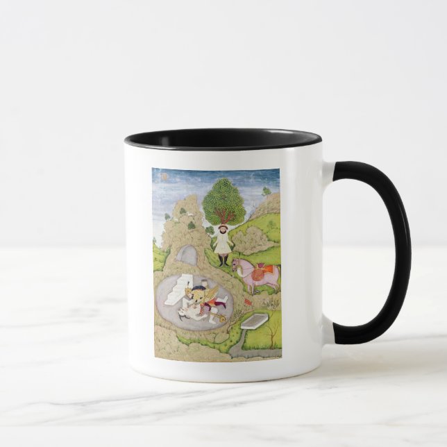 Taza Rustam que mata al demonio blanco (Derecha)