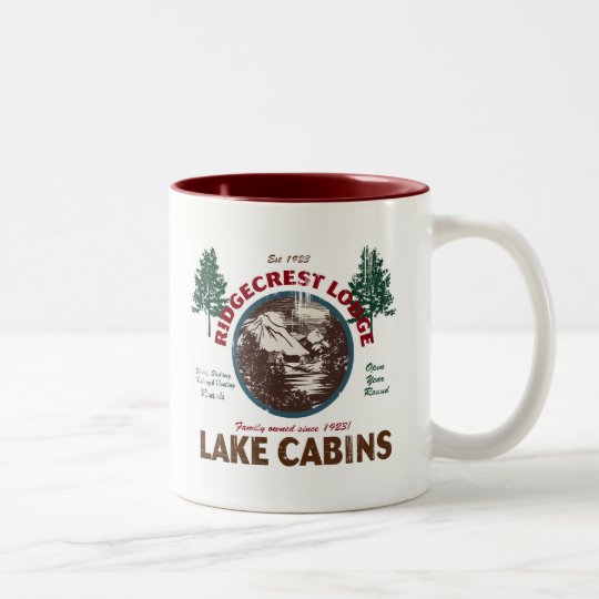 Taza rústica retra de la decoración de la cabina